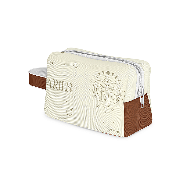 Nécessaire Box em Tecido Sublimado Coleção Zodiac - Áries