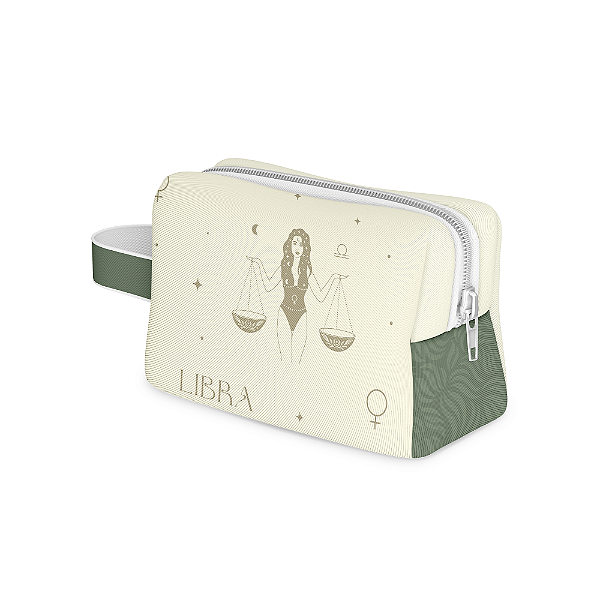 Nécessaire Box em Tecido Sublimado Coleção Zodiac - Libra