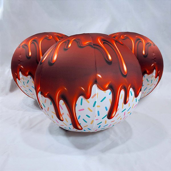 Kit de 3 Capa de Balão 36 polegadas - Chocolate com Granulado