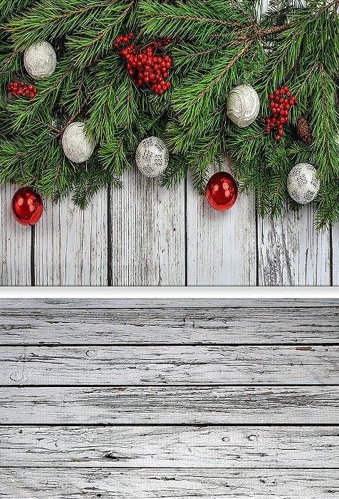 Fundo Fotográfico em Tecido Sublimado Natal