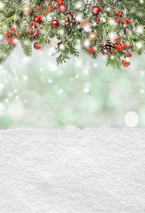 Fundo Fotográfico em Tecido Sublimado Natal Mod2