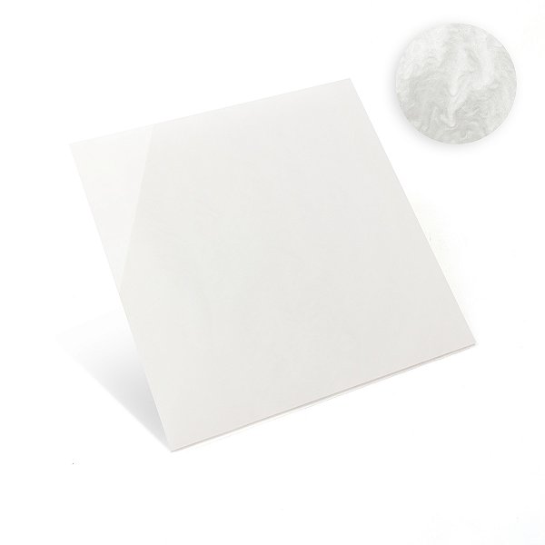 Placa para marcações (inlay) 14 x 14 cm - preto ou Pearloid branco