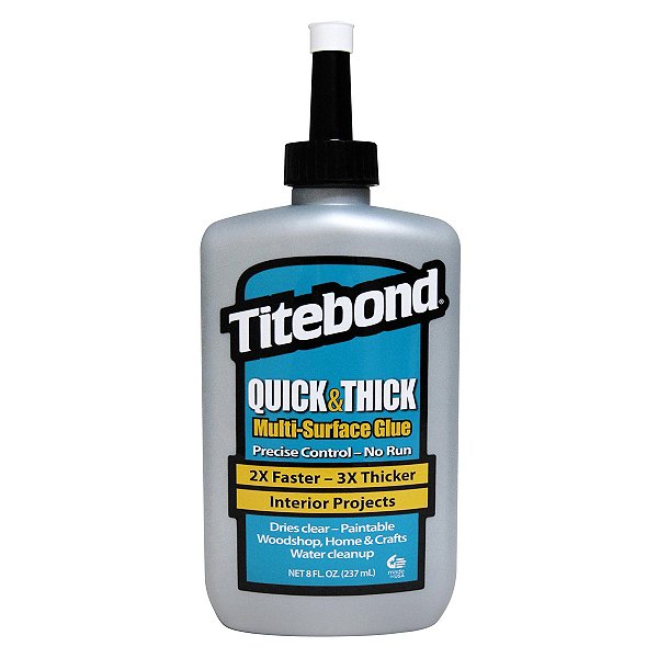 Cola Multiuso Titebond® Quick e Thick Multi Surface Glue 237 ml