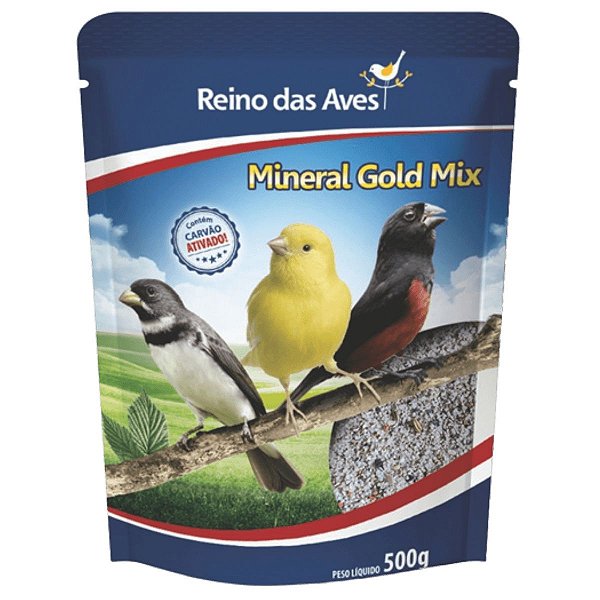 Mineral Gold Mix 500g - Reino das Aves