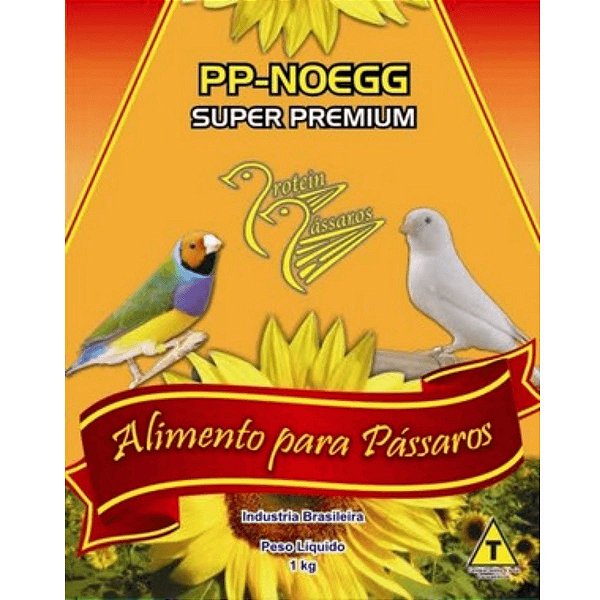 Farinhada Protein Pássaros - PP NOEGG - Super Premium - 5kg