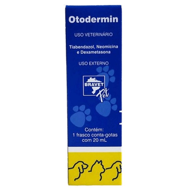 Otodermin 20ml - Solução Otológica