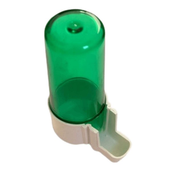 Bebedouro Animalplast Pequeno 100ml - Malha Larga - Verde com Base Branca