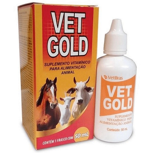 Vet Gold 50ml - Suplemento Vitamínico
