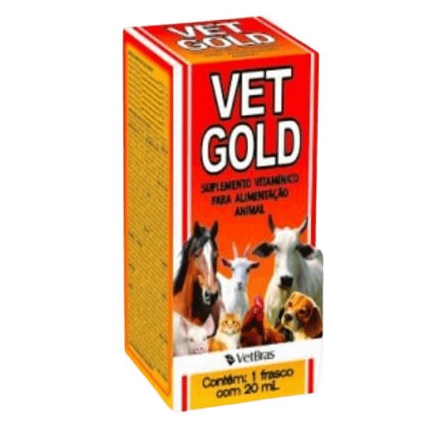 Vet Gold 20ml - Suplemento Vitamínico