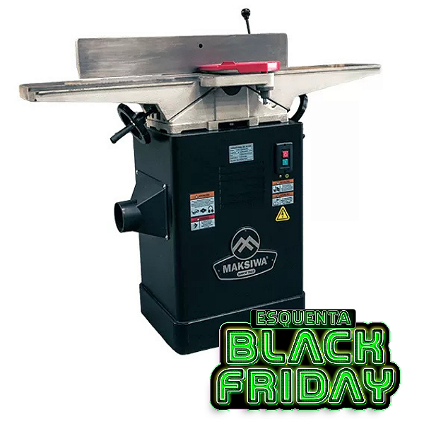 Plaina Desempenadeira com 3 Facas 1200 mm 1cv DE1200-3 Maksiwa