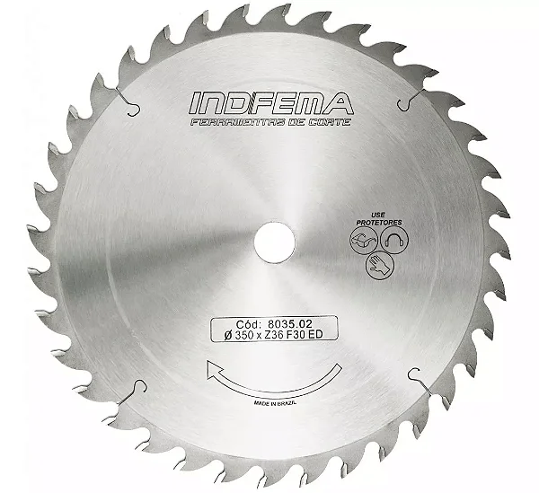 Disco Serra Circular 350mm 36 Dentes 803502 Indfema