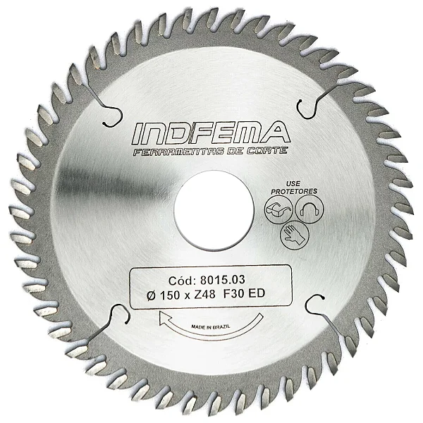 Disco Serra Circular HM 150 Mm 48 Dentes 801503 Indfema
