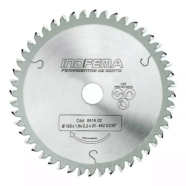 Disco Serra para MDF para Makita SP6000 Maksiwa SCT1300I 851602 Indfema