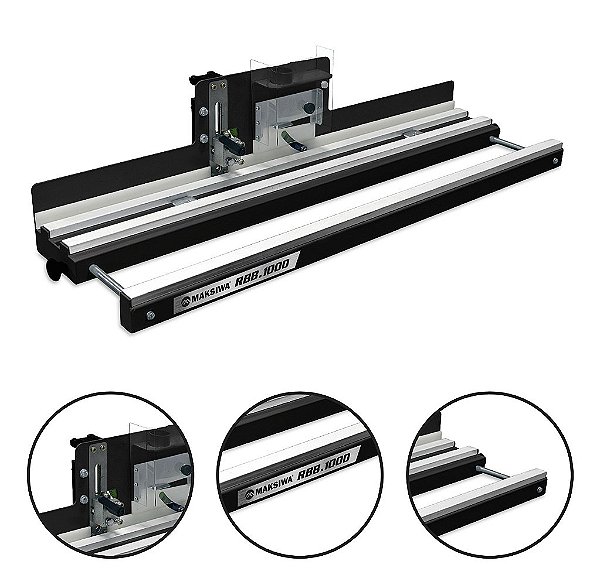 Refiladora de Borda de Bancada RBB1000 Black Edition Maksiwa