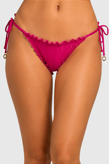 Tanga Lacinho Frufru Carolgava Moda Praia e Fitness