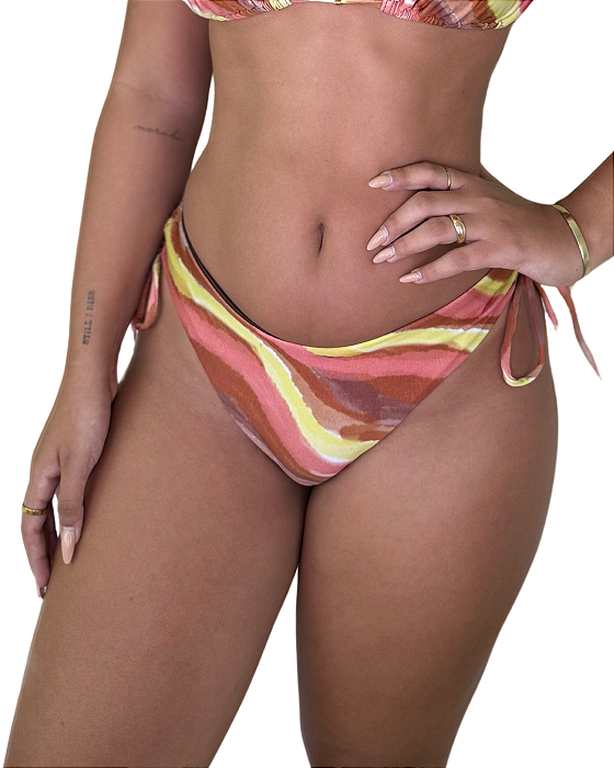 Calça Sister de biquini Laço Carolgava Moda Praia