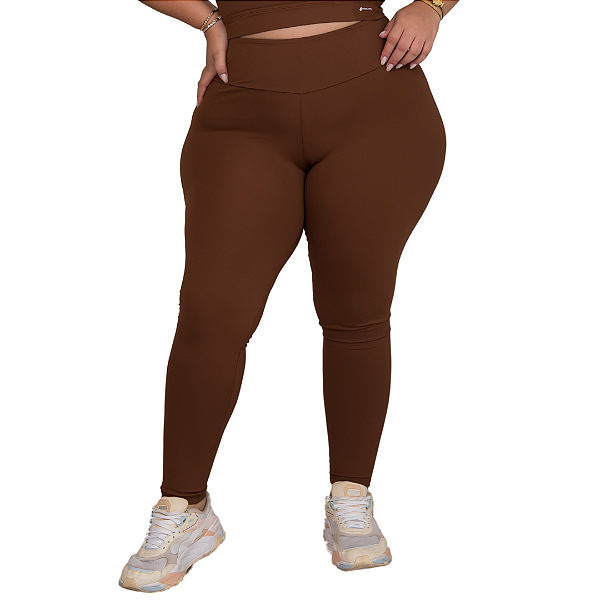 Legging com bolso cos plus size