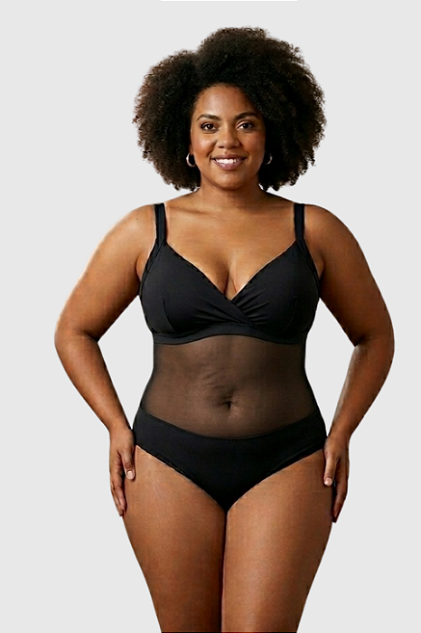 Maio tela plus size