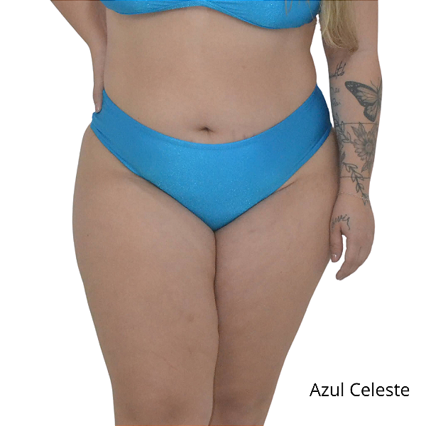 Calca de biquini empina bumbum plus size
