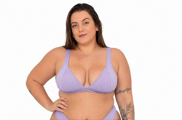 Top cortinão fixo plus size