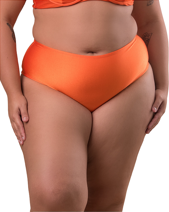 Calça de biquini hot pants plus size