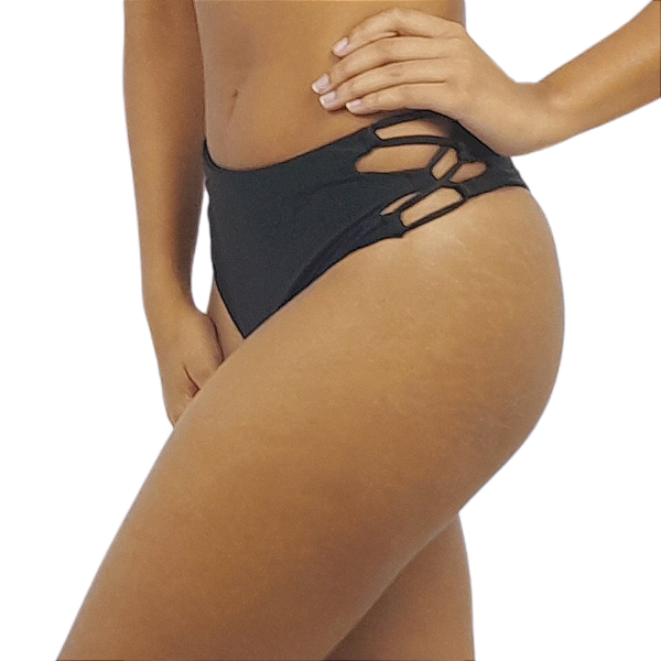 Hot pants cruzada fio dental feminina