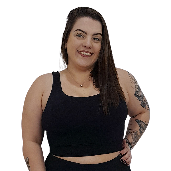 Cropped tela cós plus size