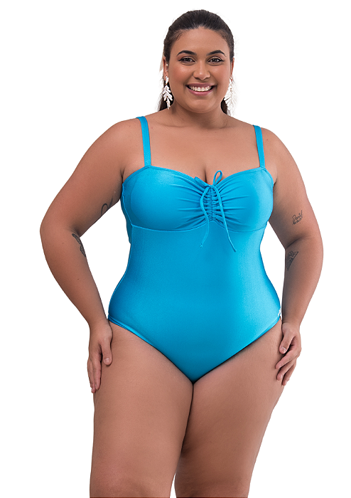 Maio madame decote costas plus size