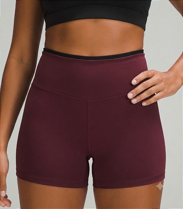 Short cos com vivo feminino
