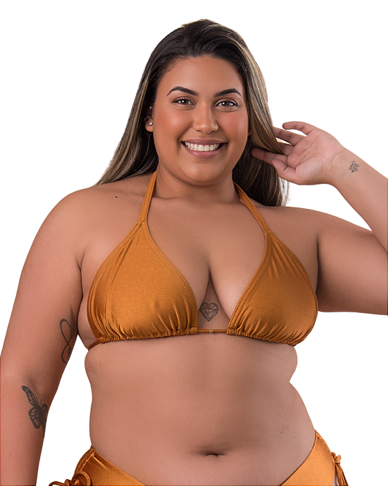 Cortinao de biquini marquinha plus size Carolgava Moda Praia