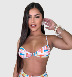 Cortininha de biquini moderna feminina Carolgava Moda Praia