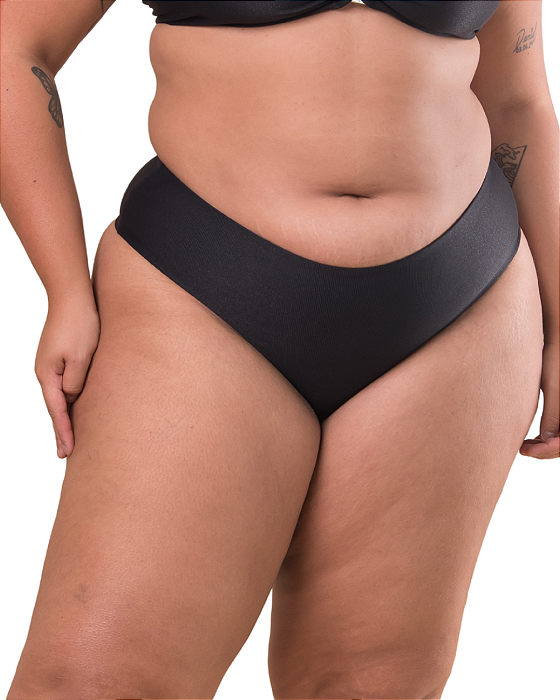 Calca biquini cintura alta plus size