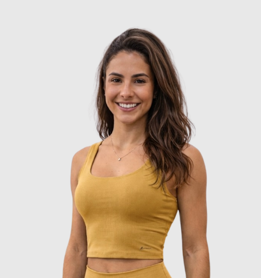 Top camiseta curta feminino