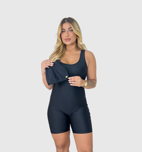 Macacão Hidroginástica Feminino Longo