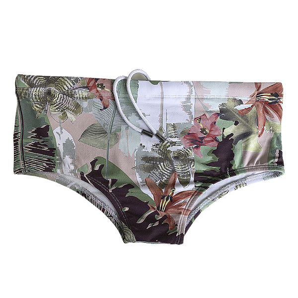 Sunga VM Clássica Estampada Tropical Beach