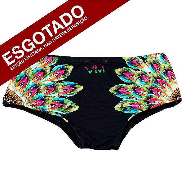Sunga VM Tradicional Estampada Cocar Duplo