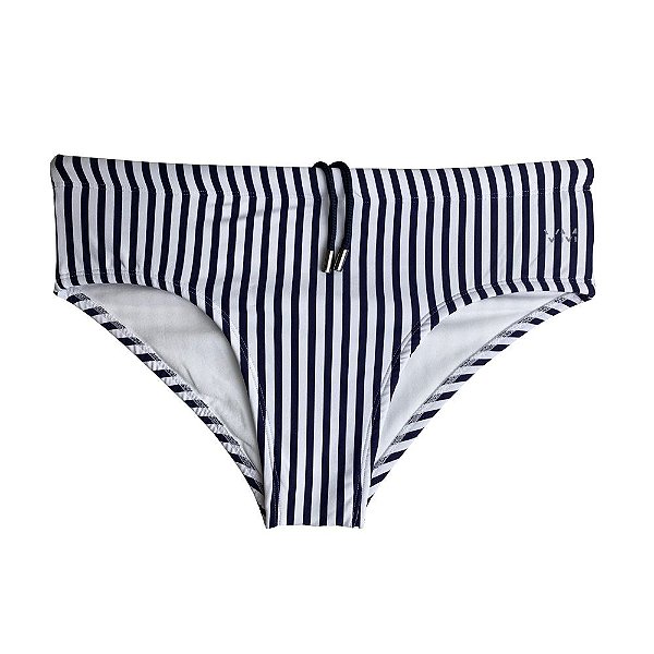 Sunga VM Slim Estampada Listra Vertical Fina Trancoso