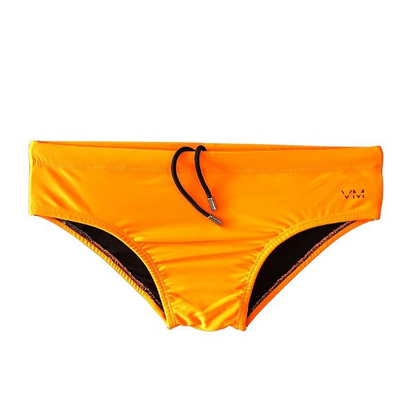 Sunga VM Slim Lisa Laranja Neon