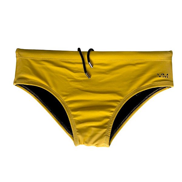 Sunga VM Slim Lisa Amarelo Mostarda