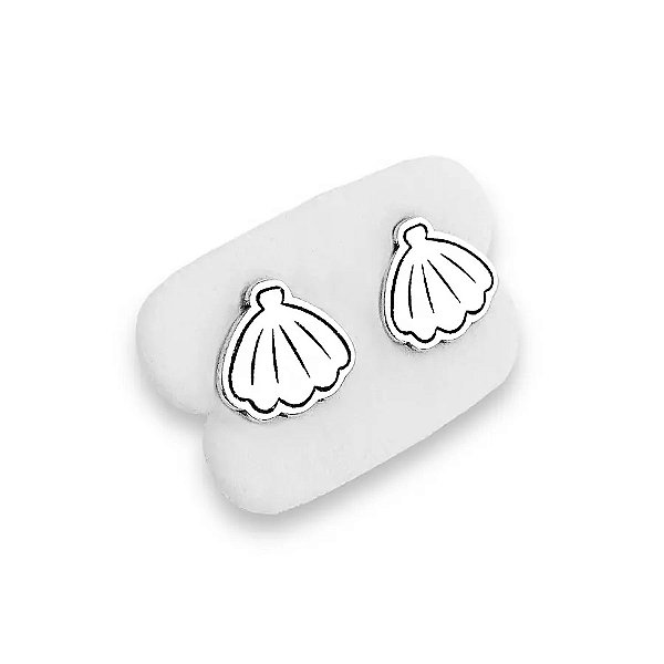 BRINCO CONCHINHA DO MAR DELICADA - PRATA 925