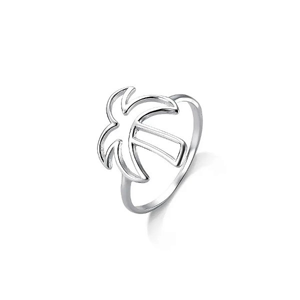 ANEL COQUEIRO MAXI PRAIANO - PRATA 925