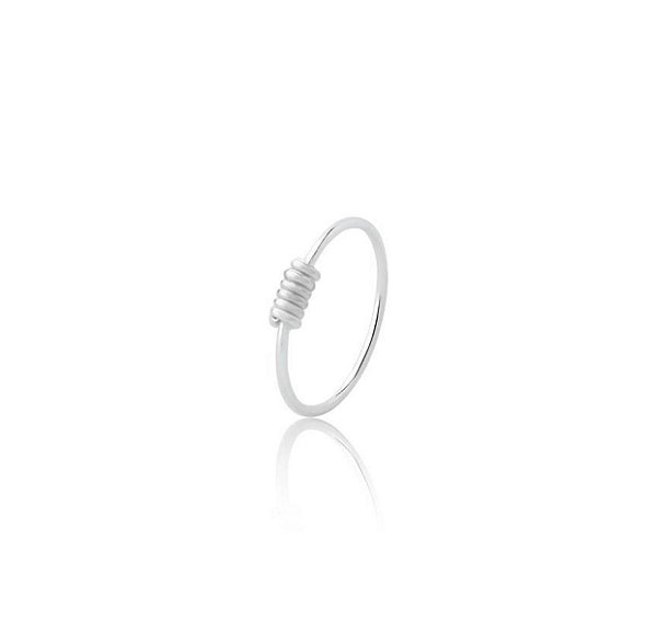 PIERCING DE FURO CARTILAGEM TORCIDO 9 MM - PRATA 925