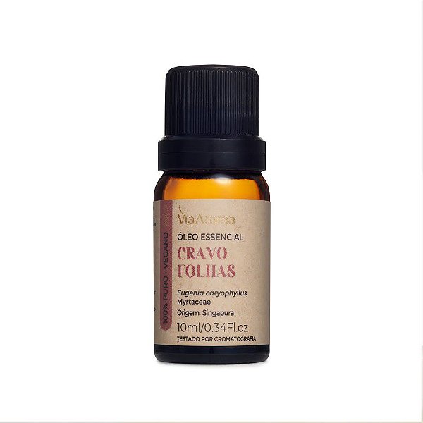 Óleo essencial de cravo folhas| Via Aroma | 10ml