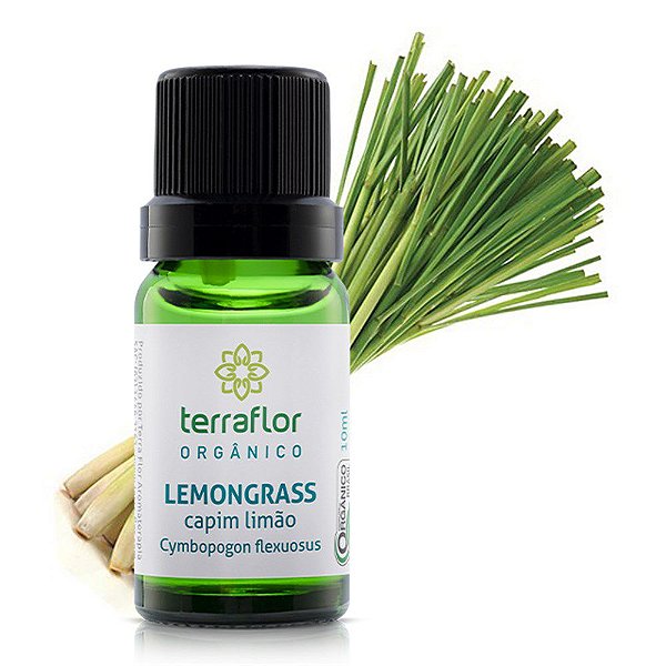 Óleo essencial de lemongrass  orgânico | Terra Flor | 10ml