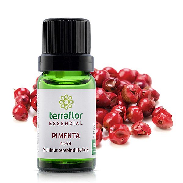 Óleo essencial de pimenta rosa|  Terra Flor | 10ml