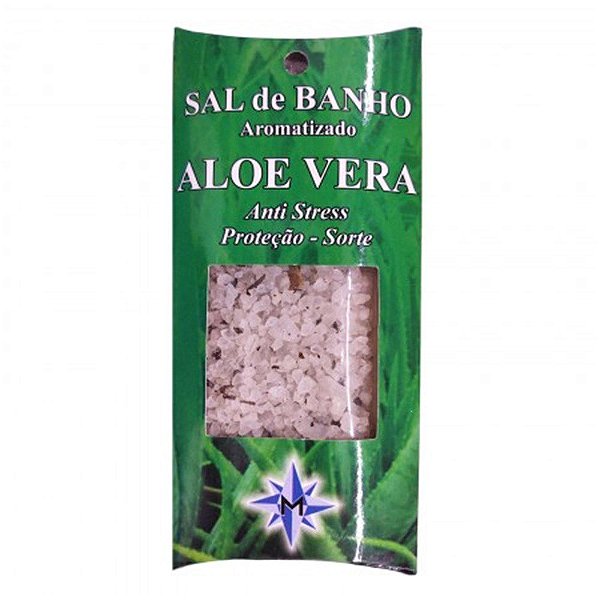 Sal de banho aromatizado | Aloe Vera | 100gr