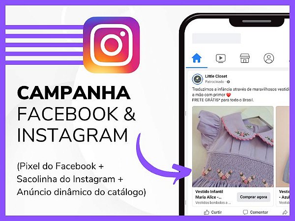 Configuração de Campanha de Catálogo no Facebook e Instagram Ads (anúncio dinâmico)
