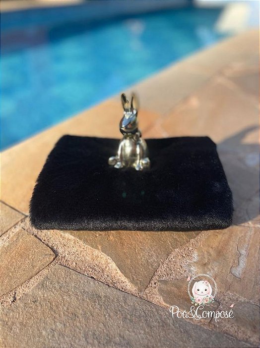 Pelúcia Preta 50x80