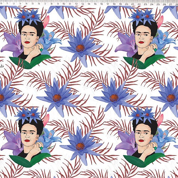 Tecido Digital Frida Khalo FK005C01 (50x150)