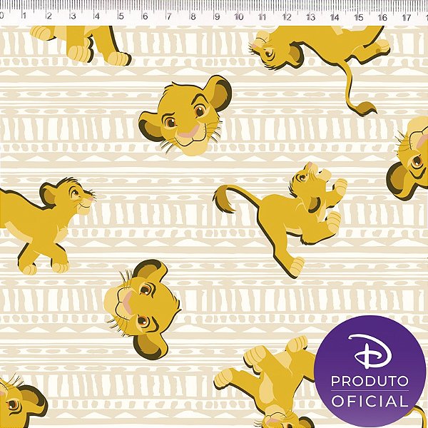 Tecido Rei Leão Simba Textura LK004C01